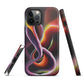 Tough iPhone case - Psychedelic Worm