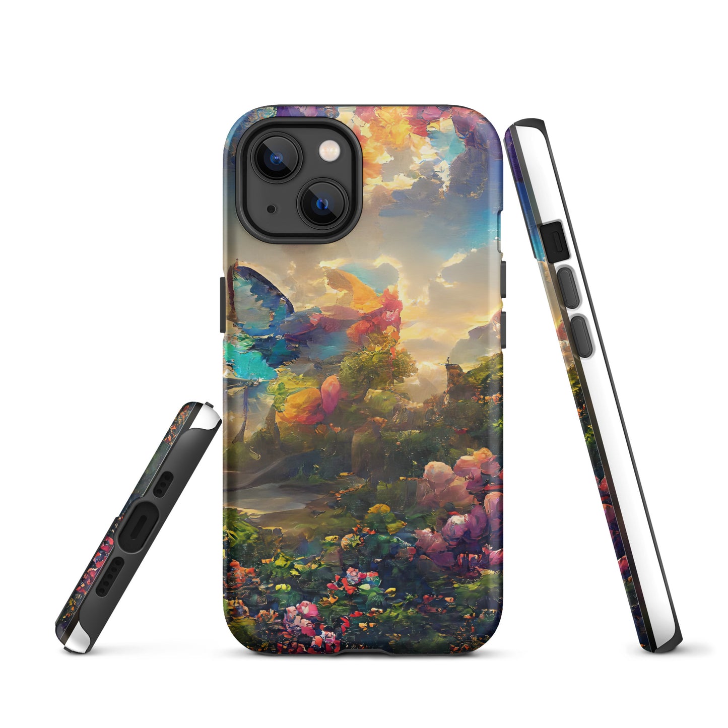 Tough iPhone case - Painted Butterfly 1