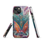 Tough iPhone case- Psychedelic Butterfly