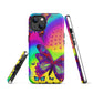 Tough iPhone case - Psychedelic Butterfly