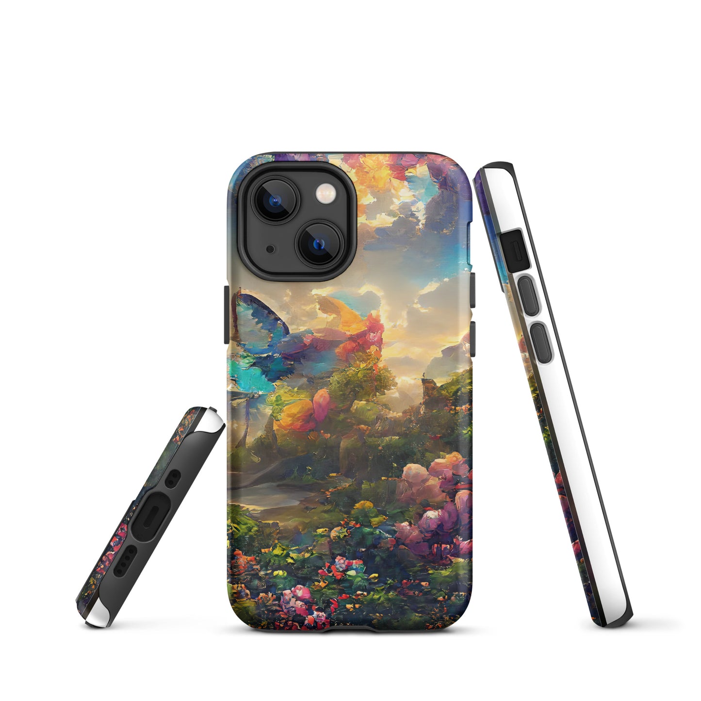 Tough iPhone case - Painted Butterfly 1