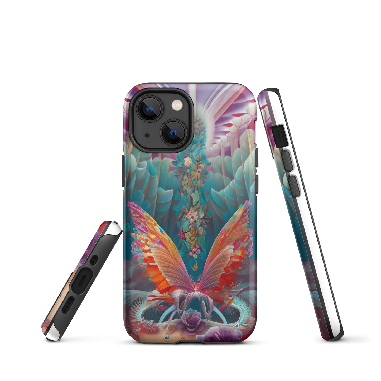Tough iPhone case- Psychedelic Butterfly