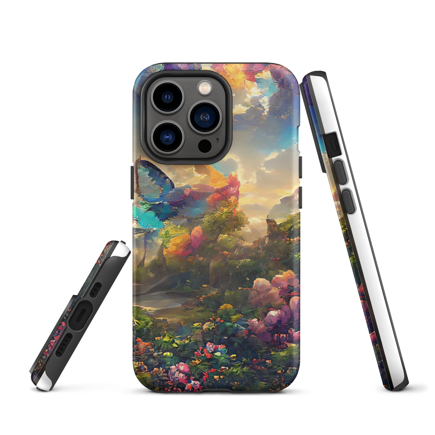 Tough iPhone case - Painted Butterfly 1