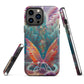 Tough iPhone case- Psychedelic Butterfly