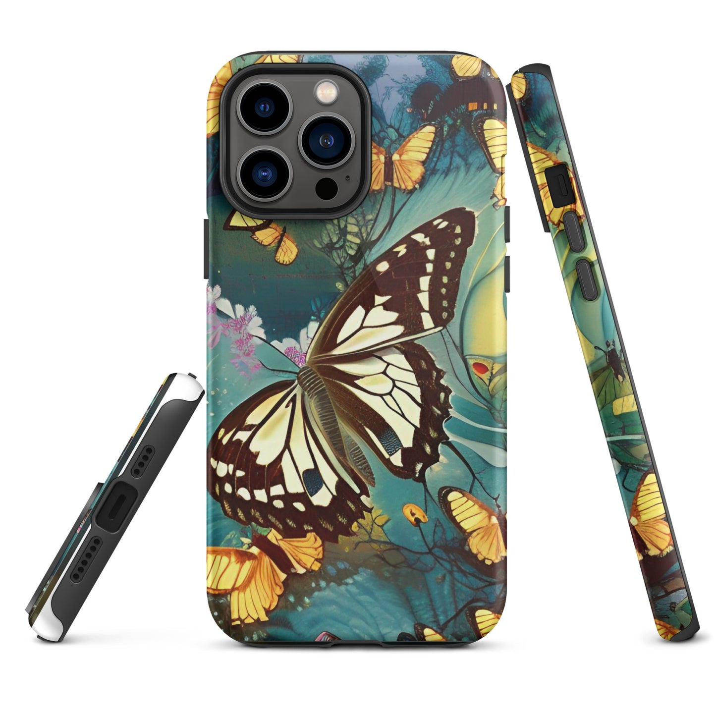 Tough iPhone case - Japan Butterfly