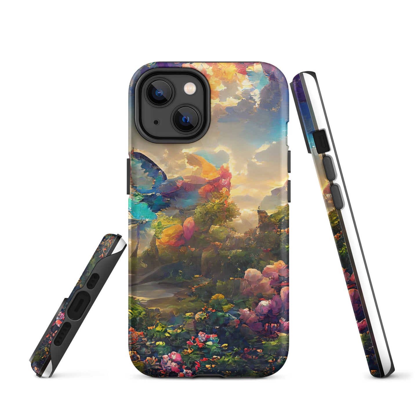Tough iPhone case - Painted Butterfly 1