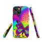 Tough iPhone case - Psychedelic Butterfly