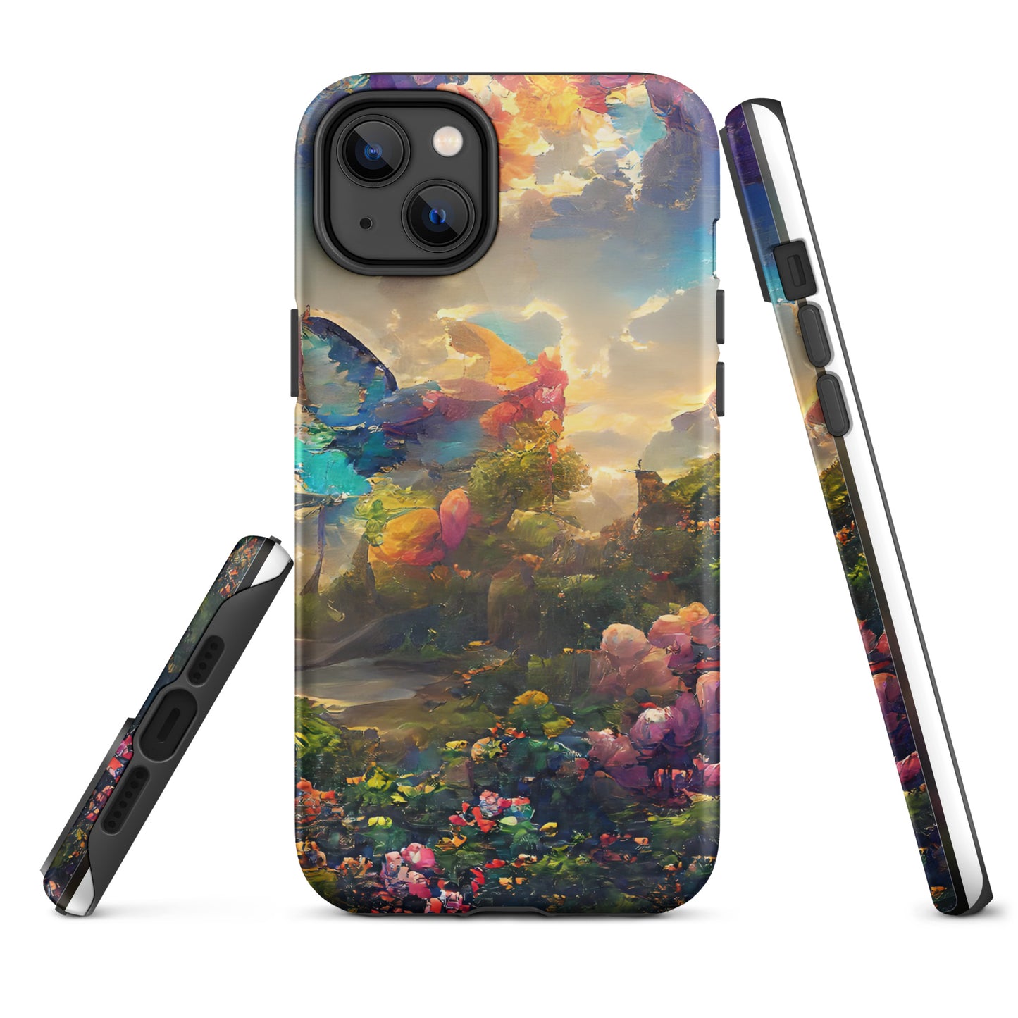 Tough iPhone case - Painted Butterfly 1