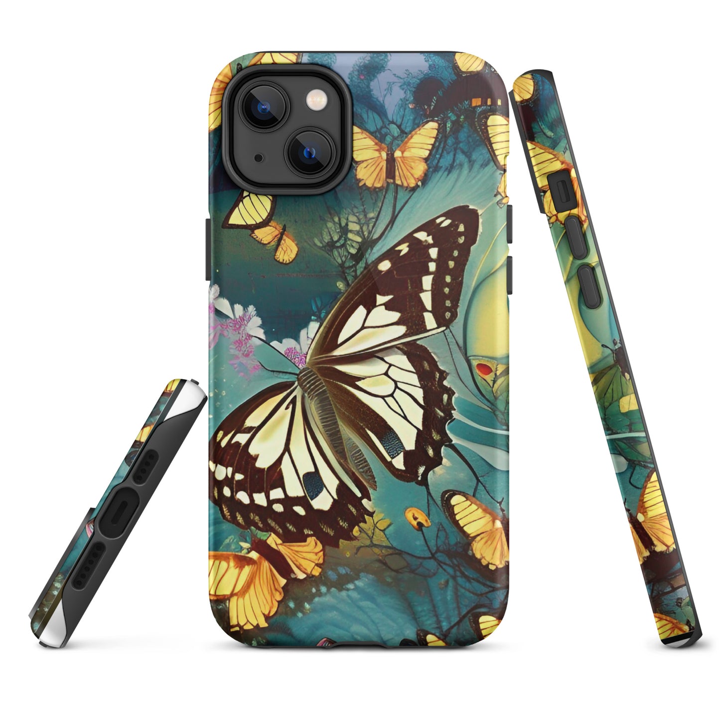 Tough iPhone case - Japan Butterfly