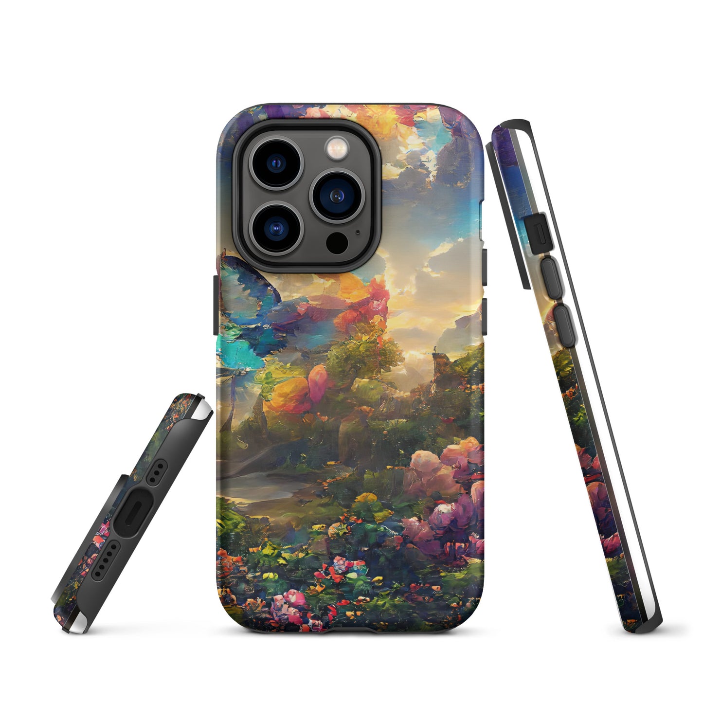 Tough iPhone case - Painted Butterfly 1