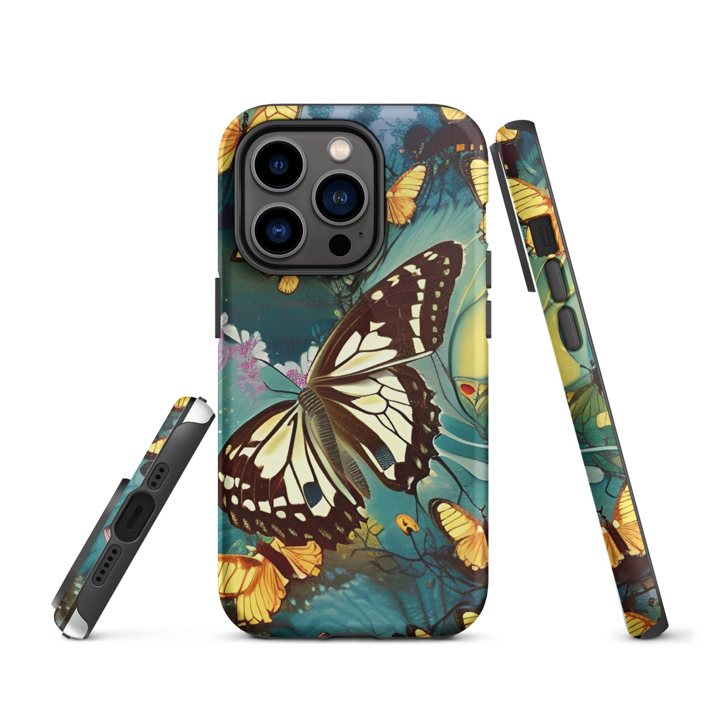 Tough iPhone case - Japan Butterfly