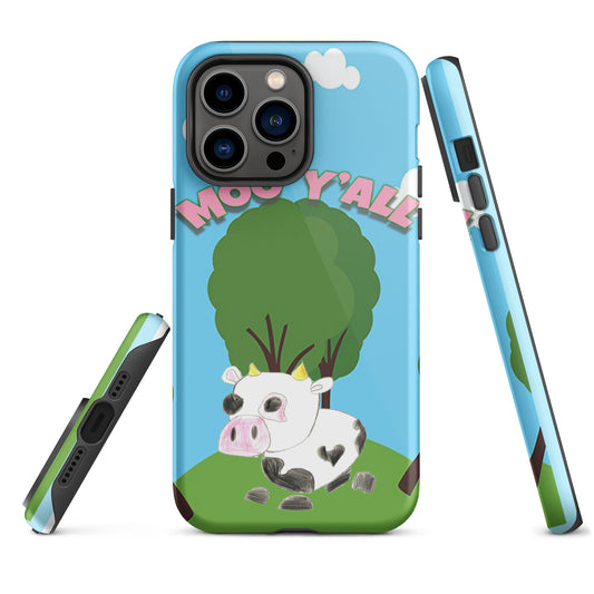 Tough iPhone case - Moo Y'all