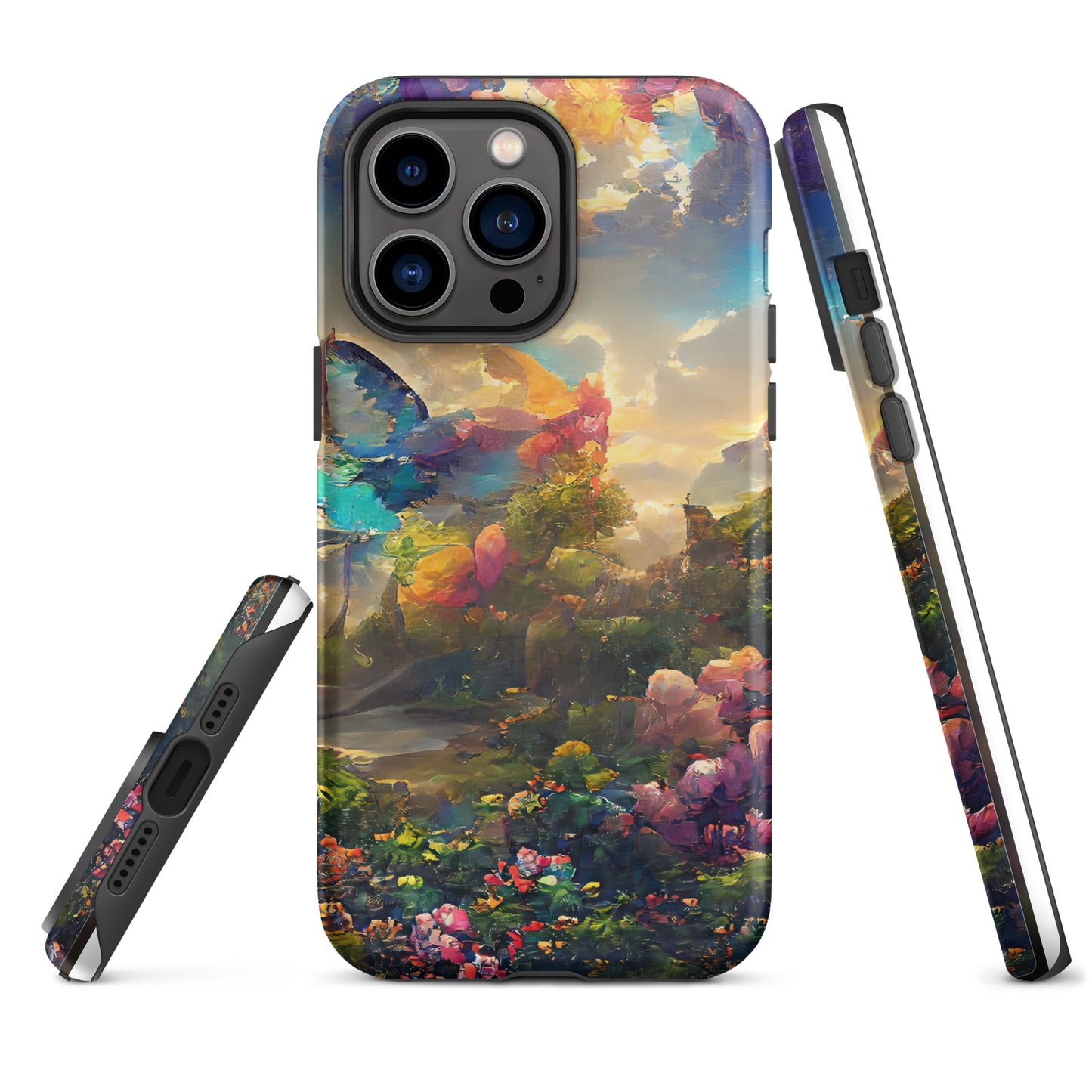 Tough iPhone case - Painted Butterfly 1
