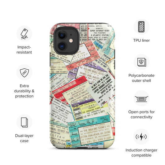 Tough iPhone Case - Concert Collage 2