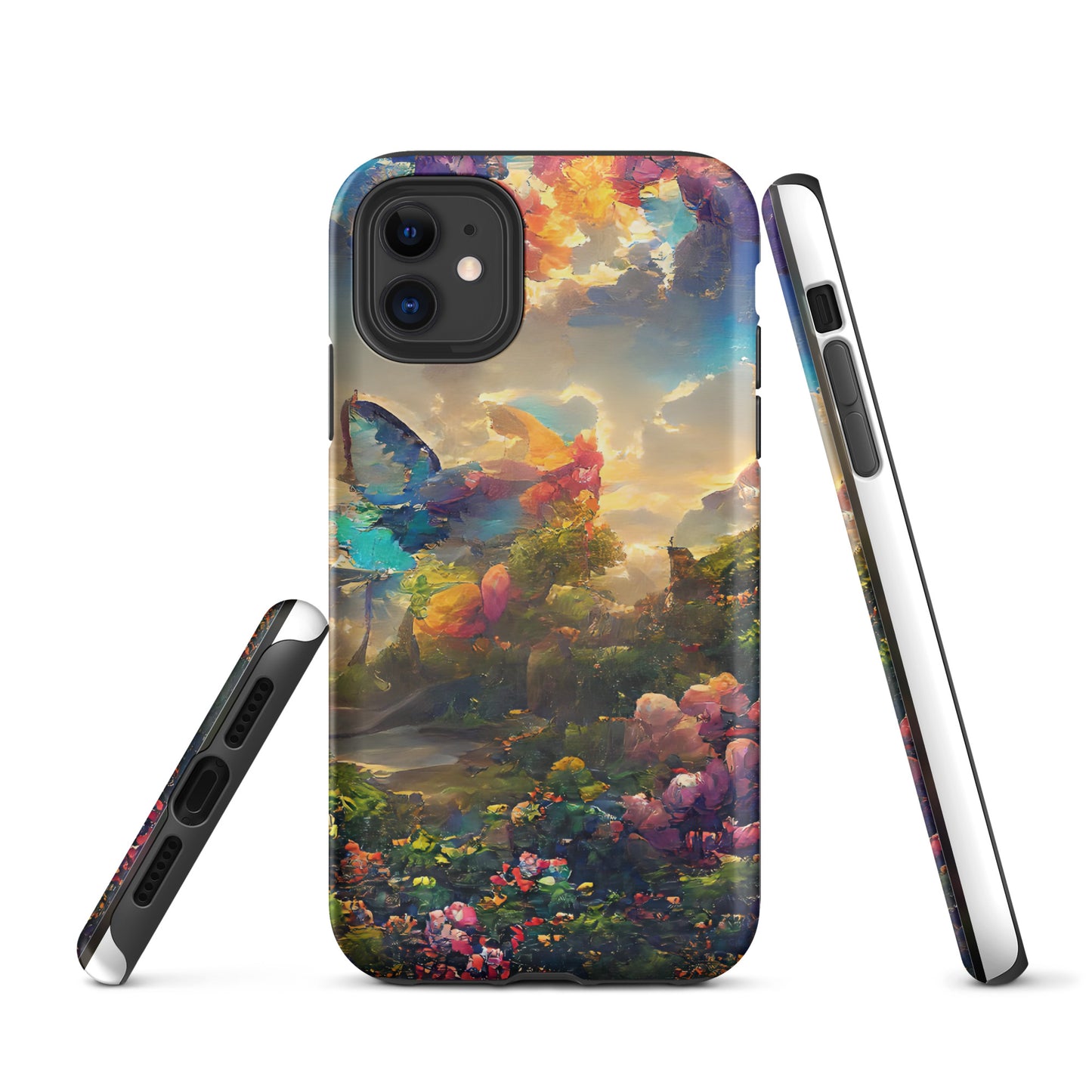 Tough iPhone case - Painted Butterfly 1