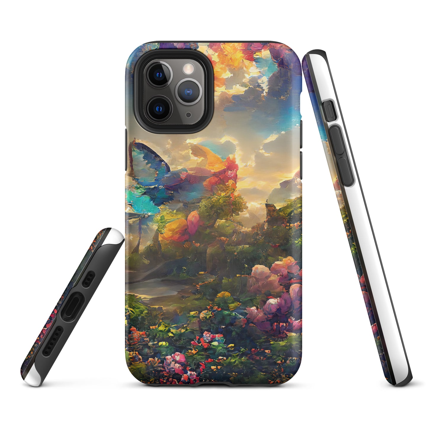 Tough iPhone case - Painted Butterfly 1