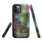 Tough iPhone case - Rainbow Street Scene