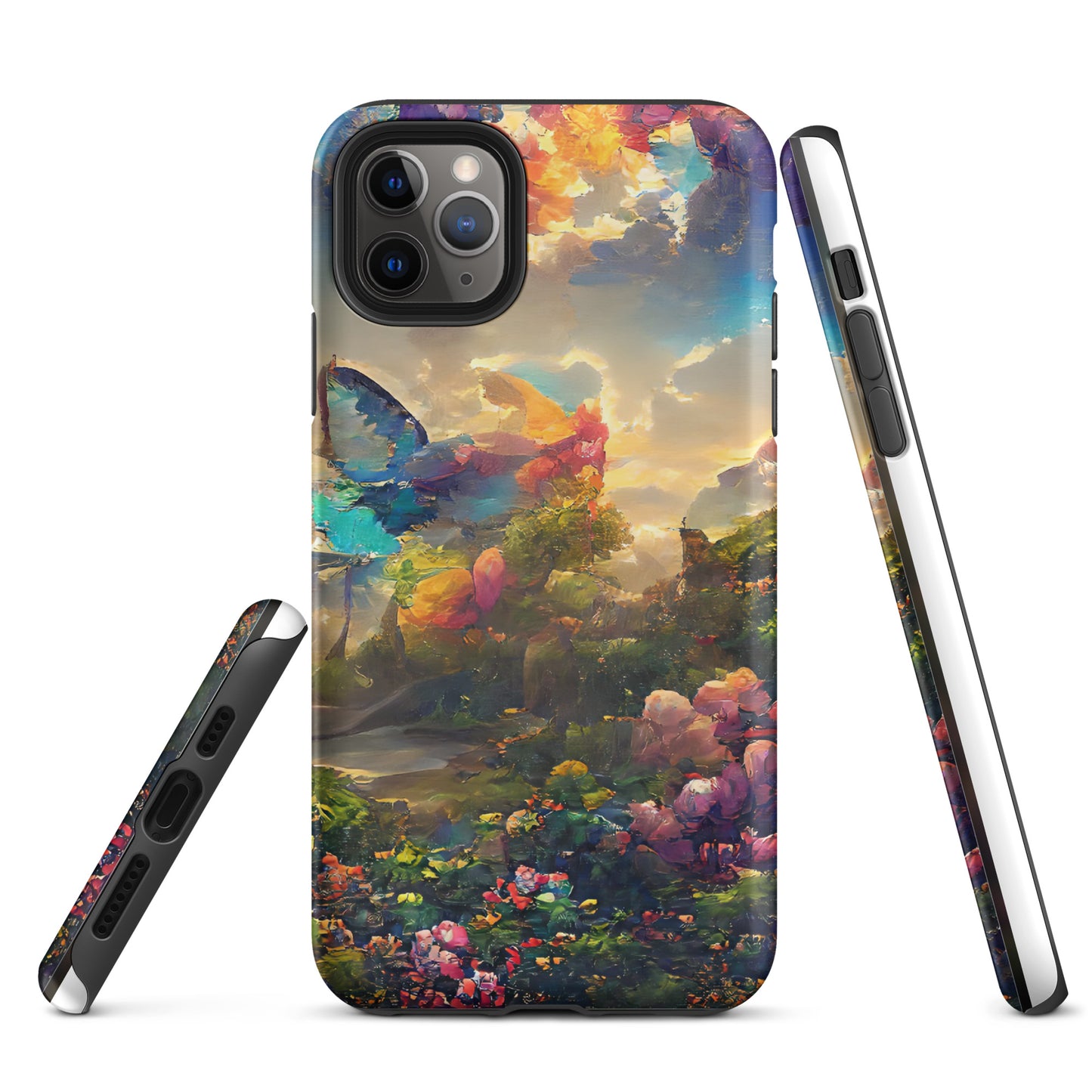 Tough iPhone case - Painted Butterfly 1