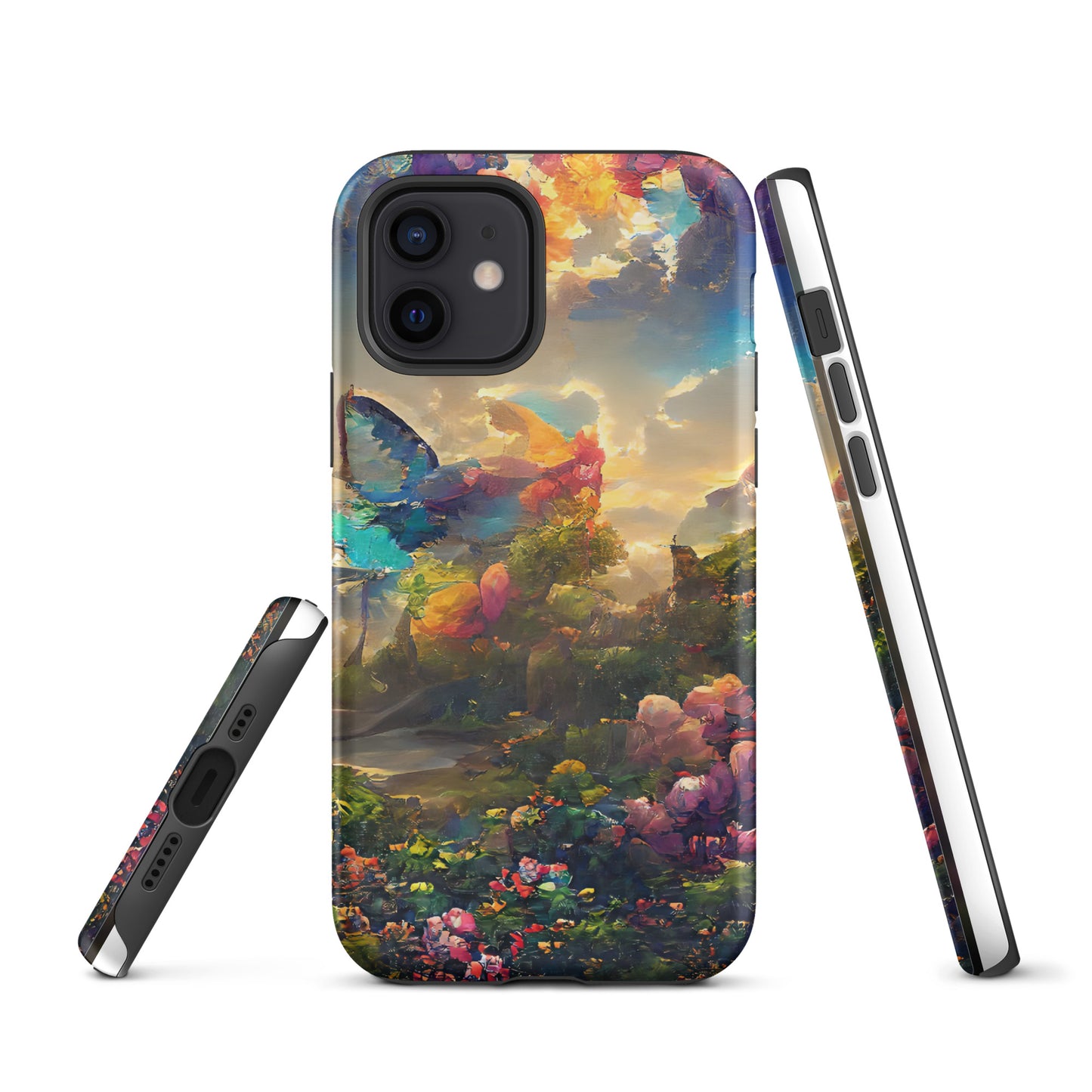 Tough iPhone case - Painted Butterfly 1