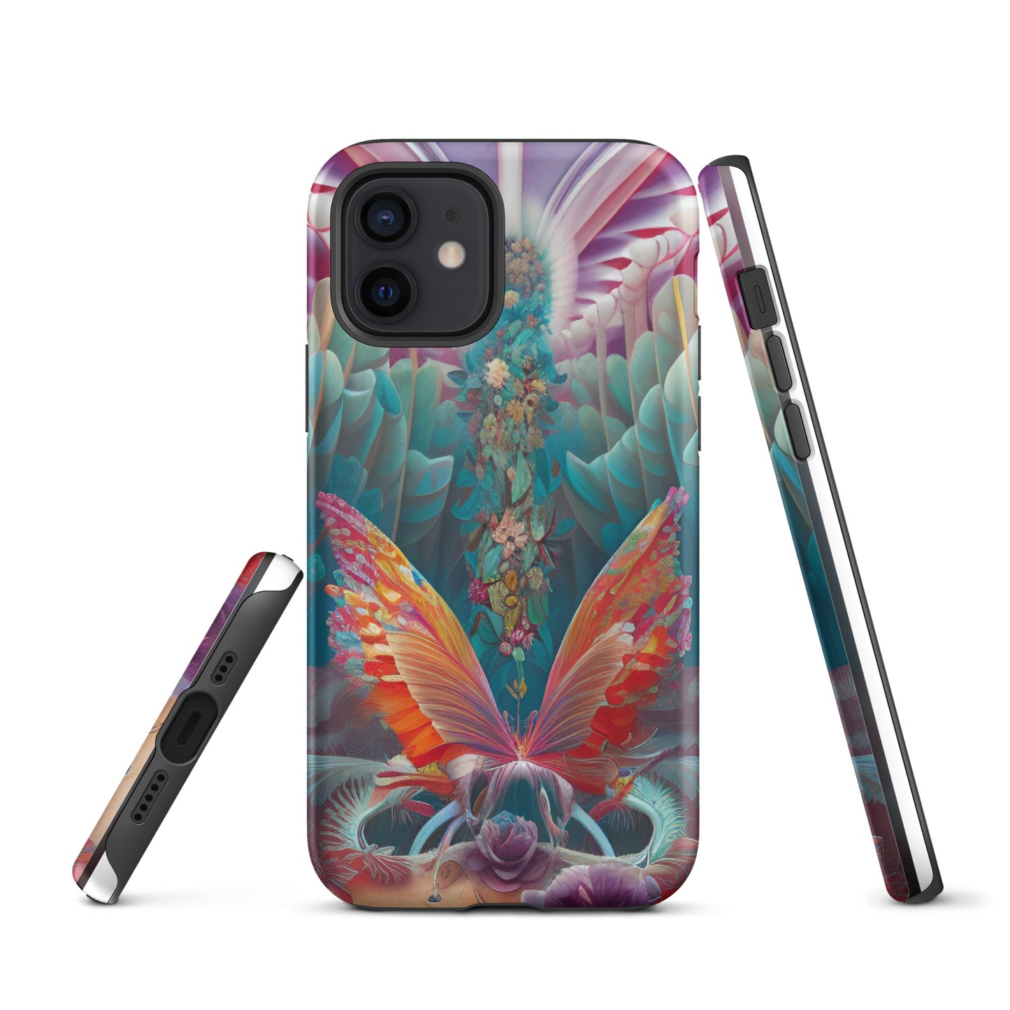 Tough iPhone case- Psychedelic Butterfly