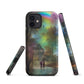 Tough iPhone case - Rainbow Street Scene