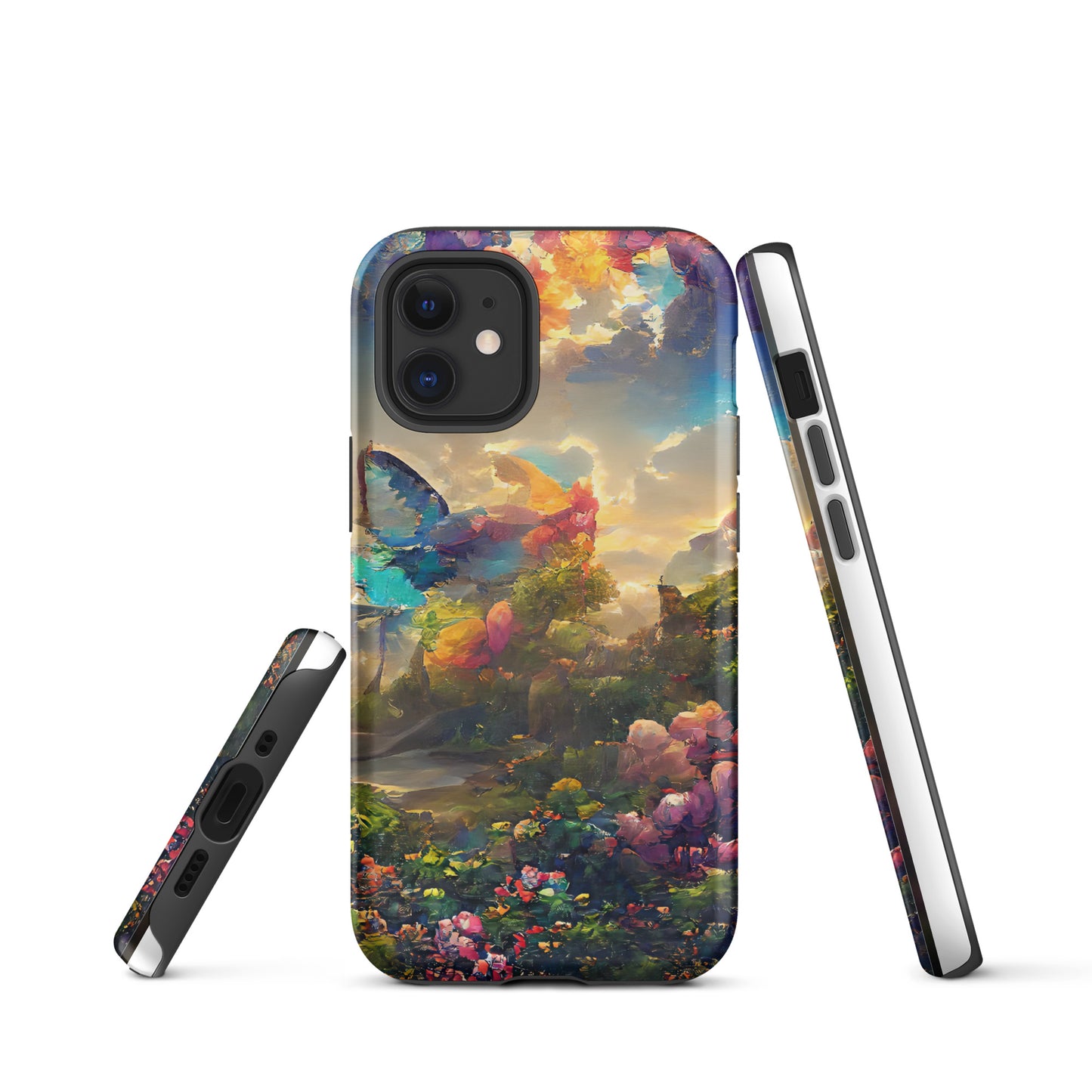 Tough iPhone case - Painted Butterfly 1