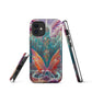 Tough iPhone case- Psychedelic Butterfly