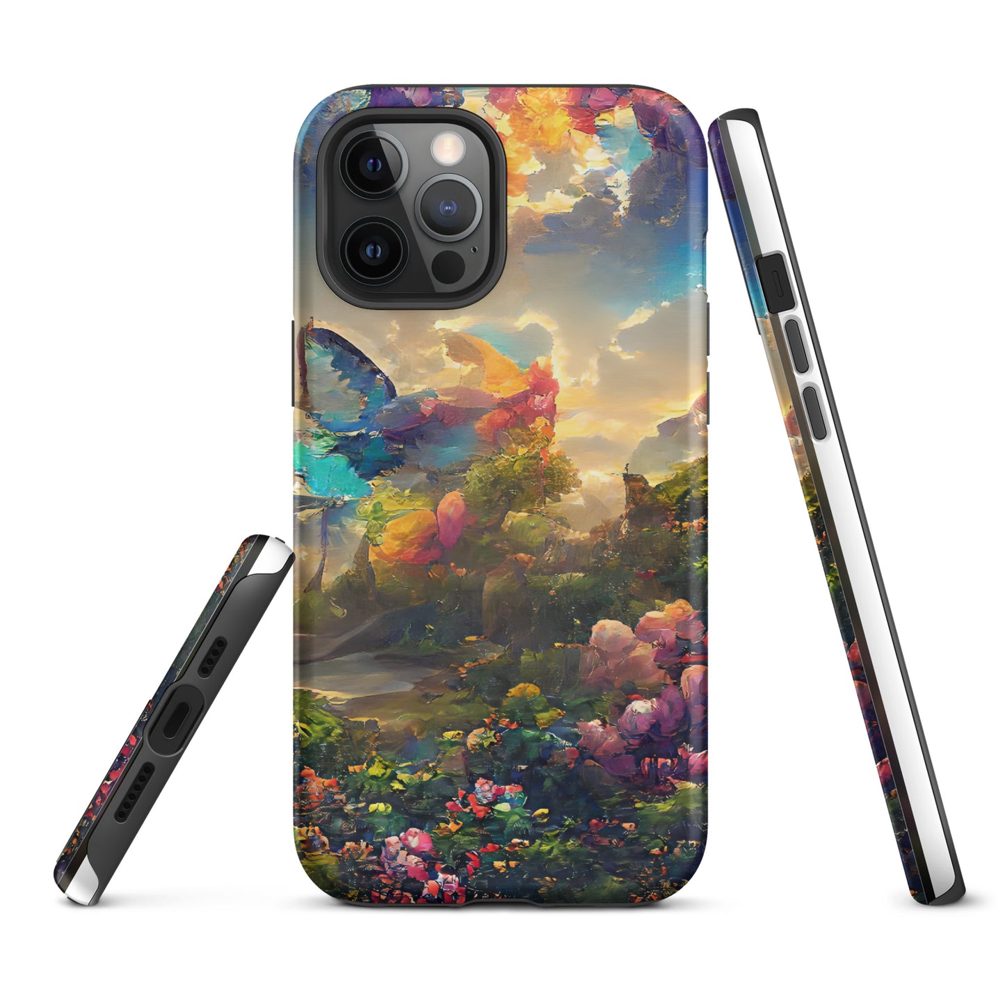 Tough iPhone case - Painted Butterfly 1