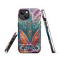 Tough iPhone case- Psychedelic Butterfly