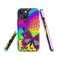 Tough iPhone case - Psychedelic Butterfly