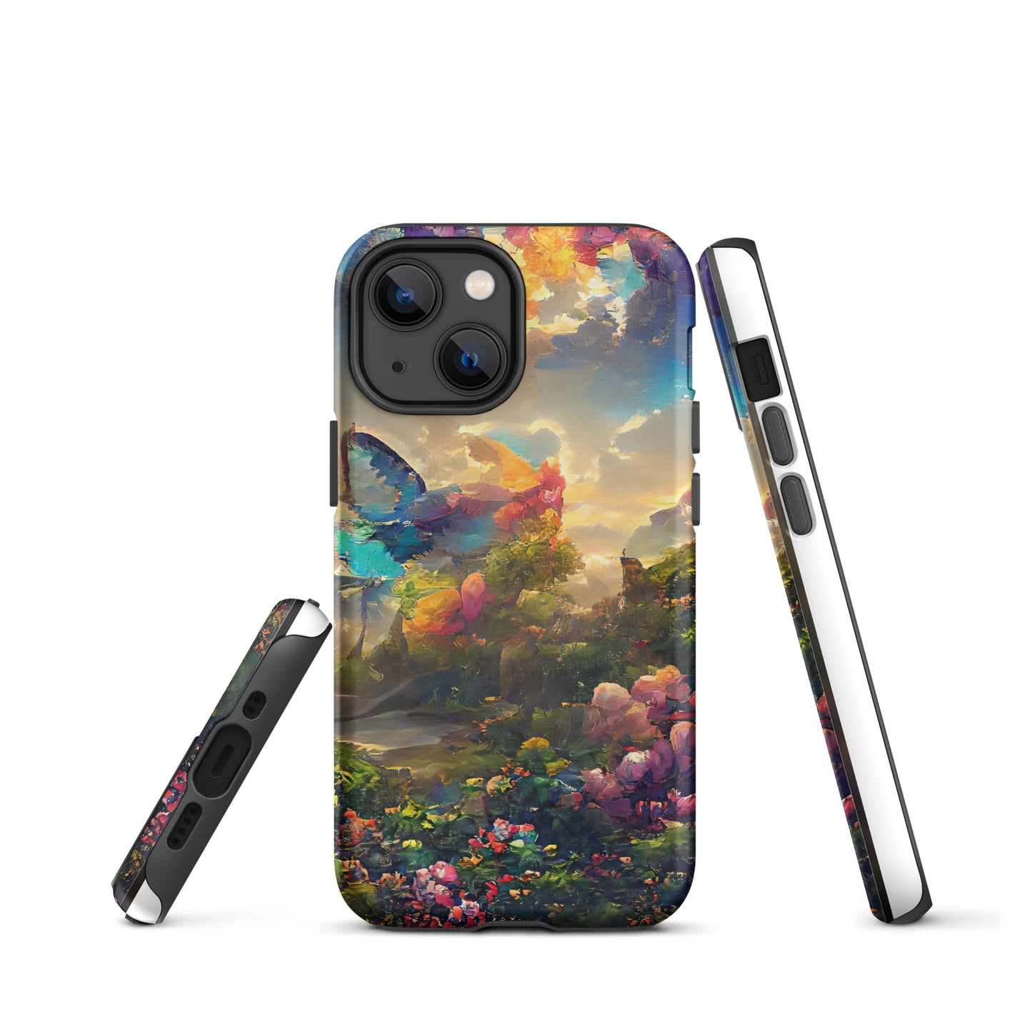 Tough iPhone case - Painted Butterfly 1
