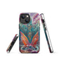 Tough iPhone case- Psychedelic Butterfly