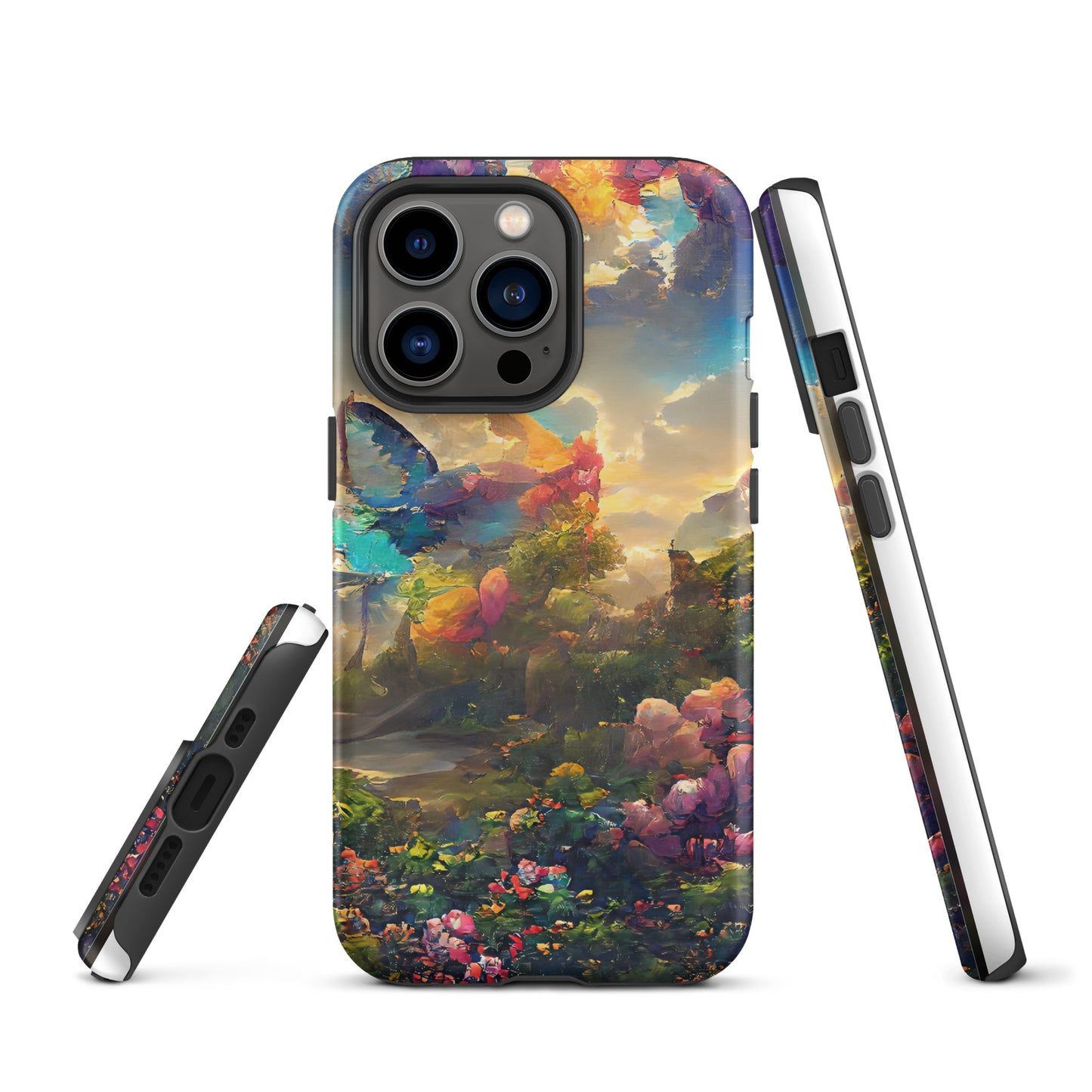 Tough iPhone case - Painted Butterfly 1