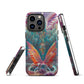 Tough iPhone case- Psychedelic Butterfly