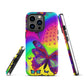 Tough iPhone case - Psychedelic Butterfly