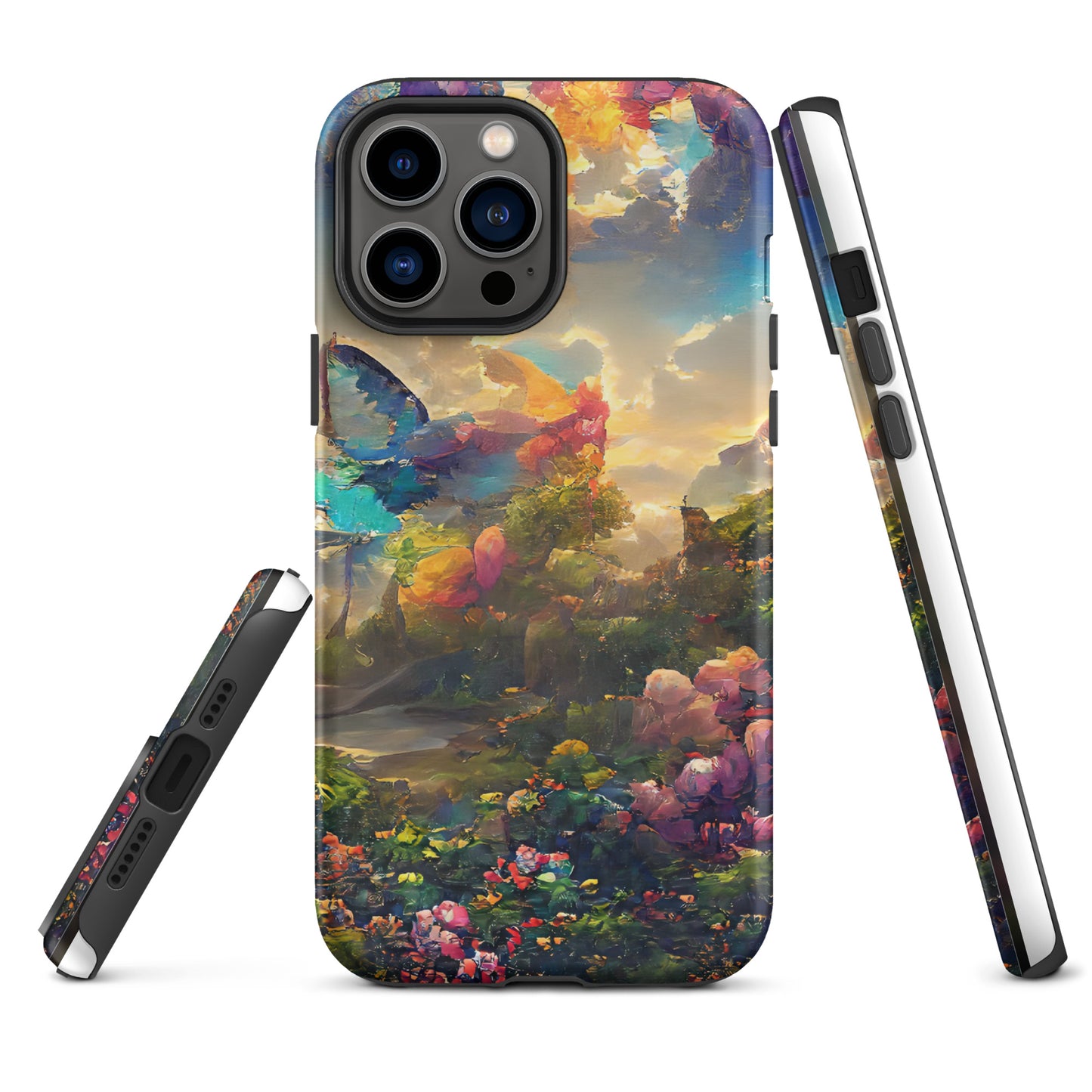 Tough iPhone case - Painted Butterfly 1