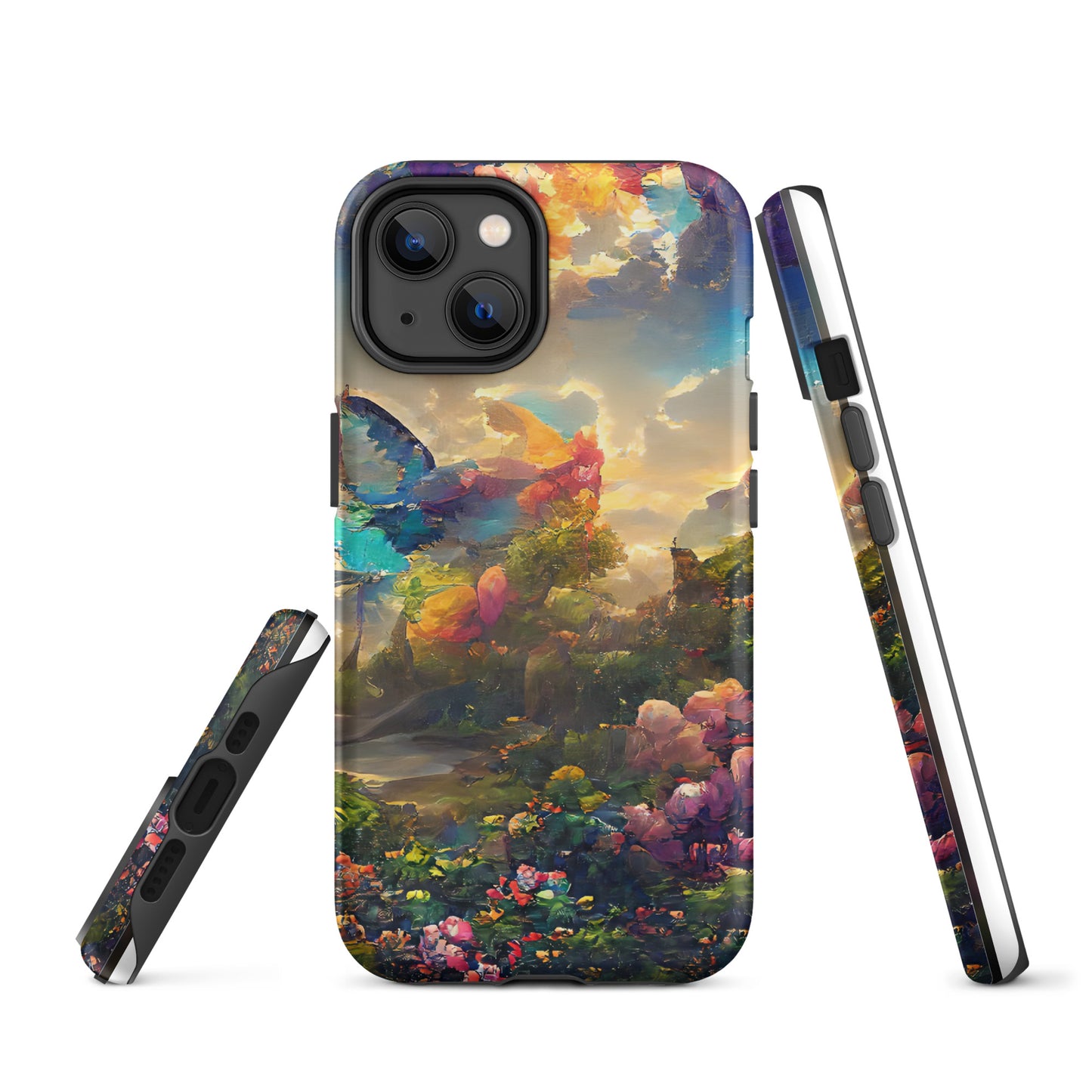 Tough iPhone case - Painted Butterfly 1