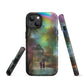 Tough iPhone case - Rainbow Street Scene