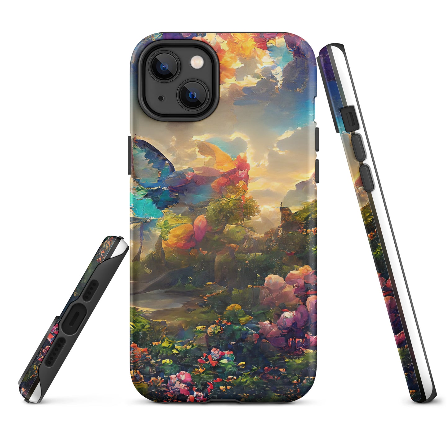 Tough iPhone case - Painted Butterfly 1