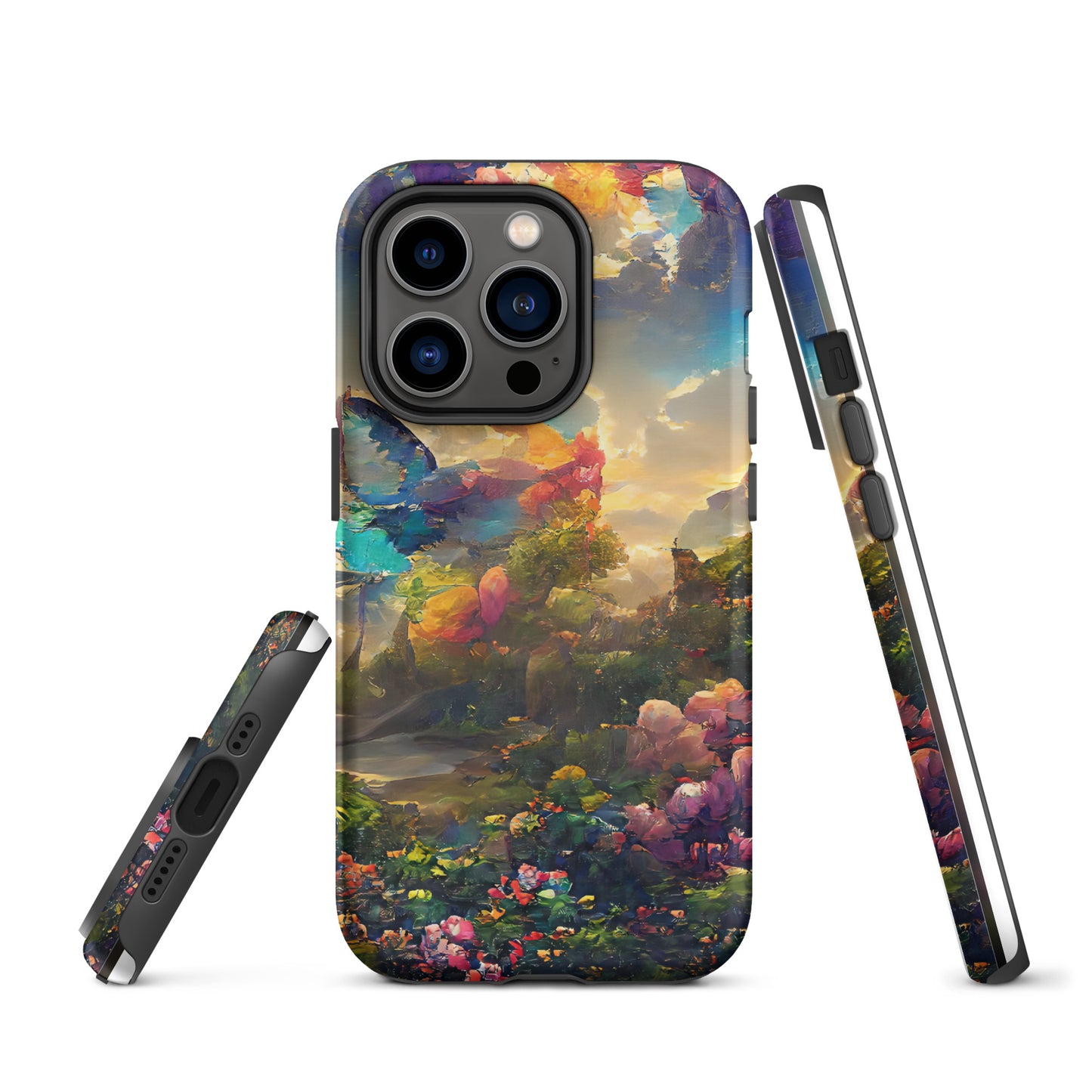 Tough iPhone case - Painted Butterfly 1