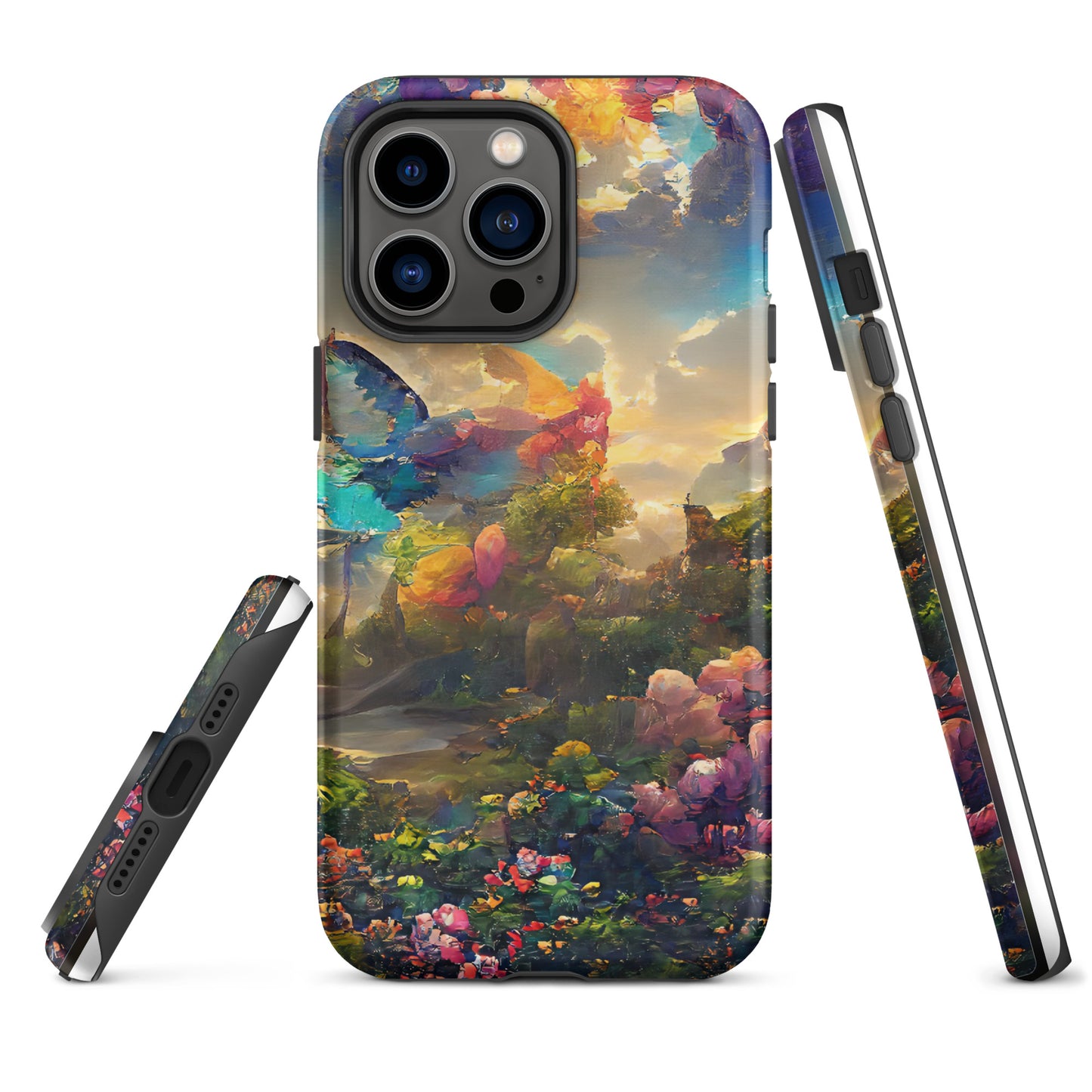 Tough iPhone case - Painted Butterfly 1