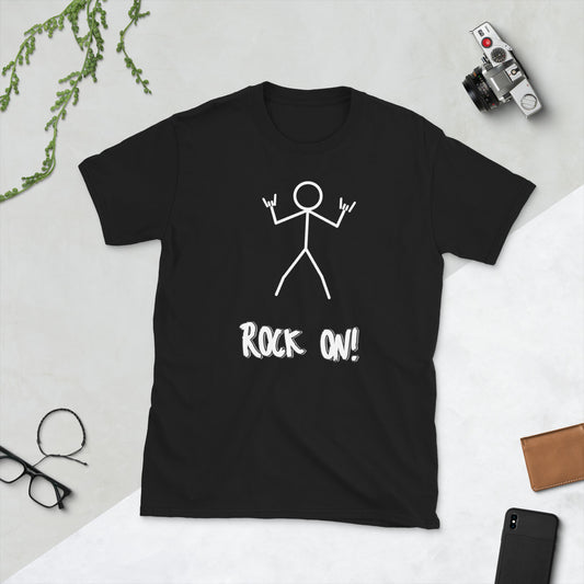 Women's Short-Sleeve (unisex) T-Shirt- Rock On! 2