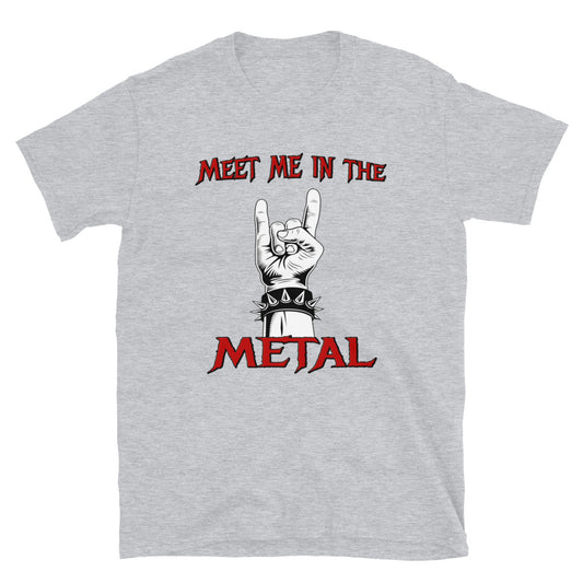 Short-Sleeve Unisex Tee - Meet in the Metal