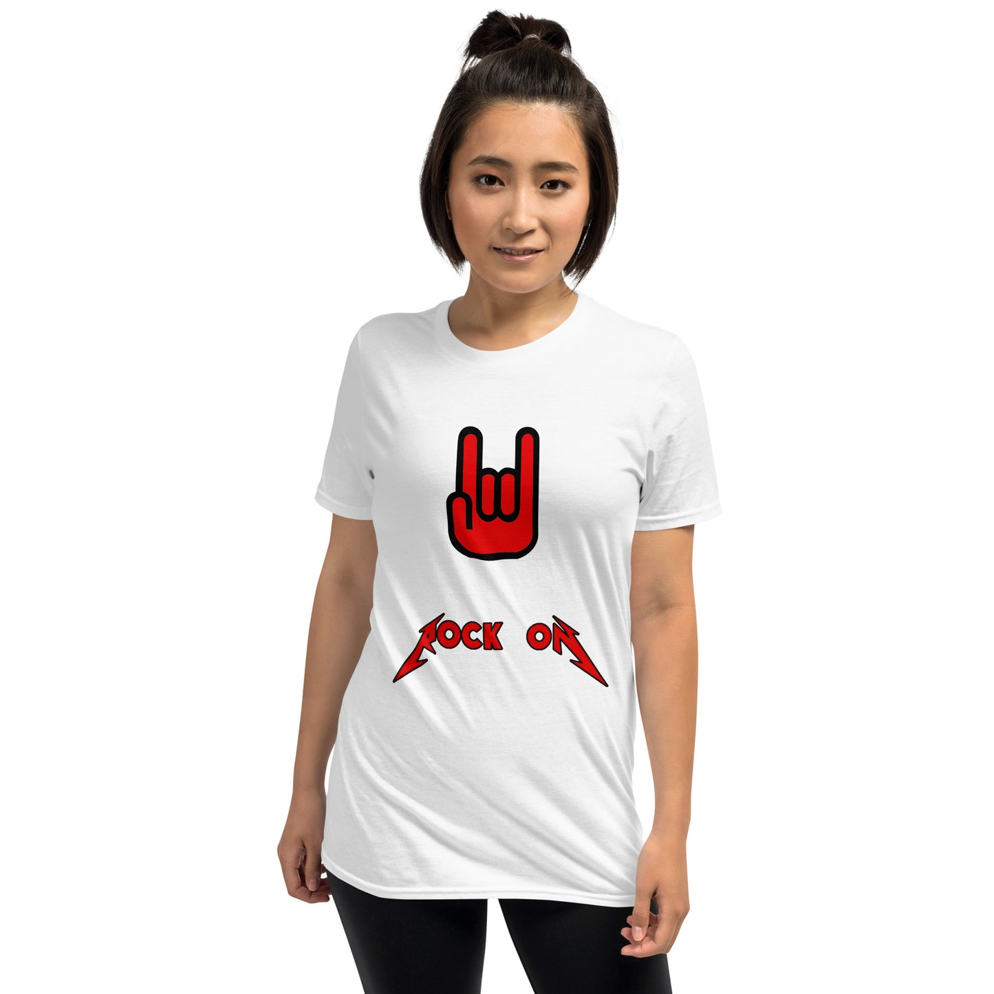 Women's Short-Sleeve Unisex T-Shirt- ROCK ON!