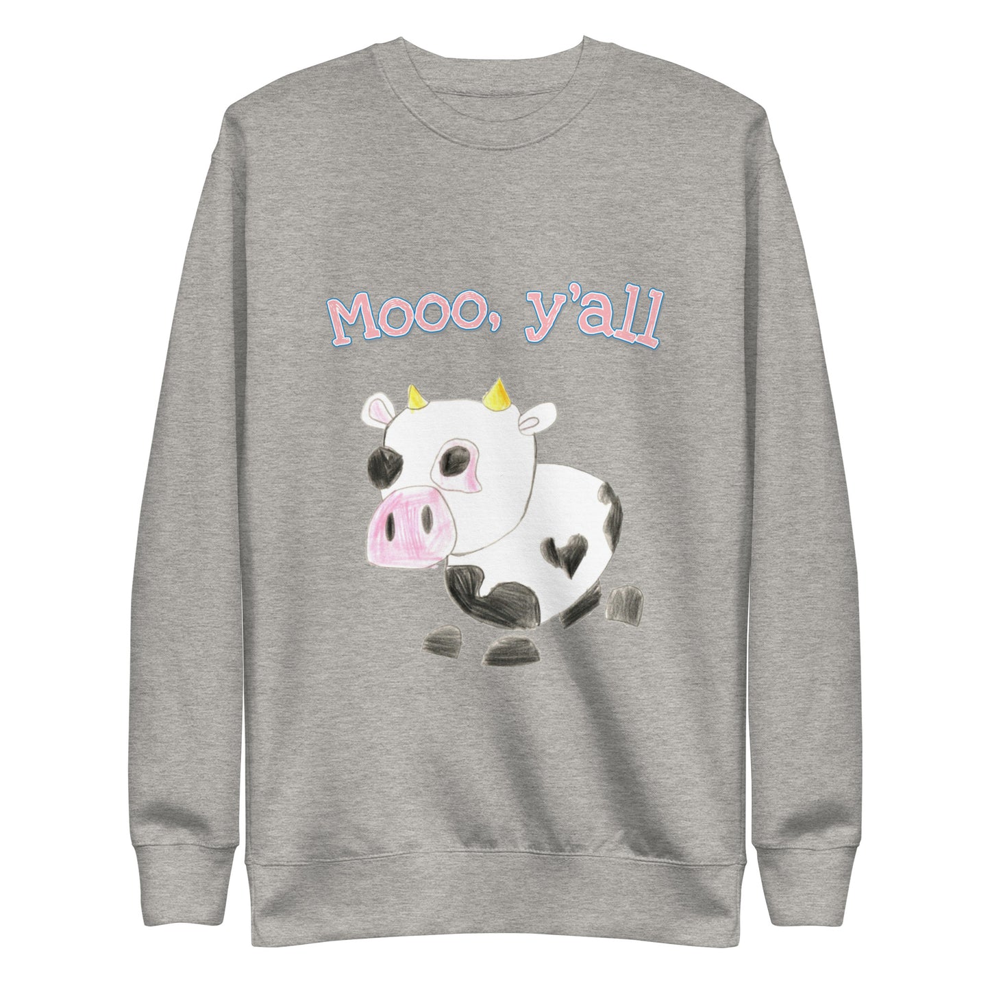 Women's Premium Sweatshirt - Mooo, Y'all