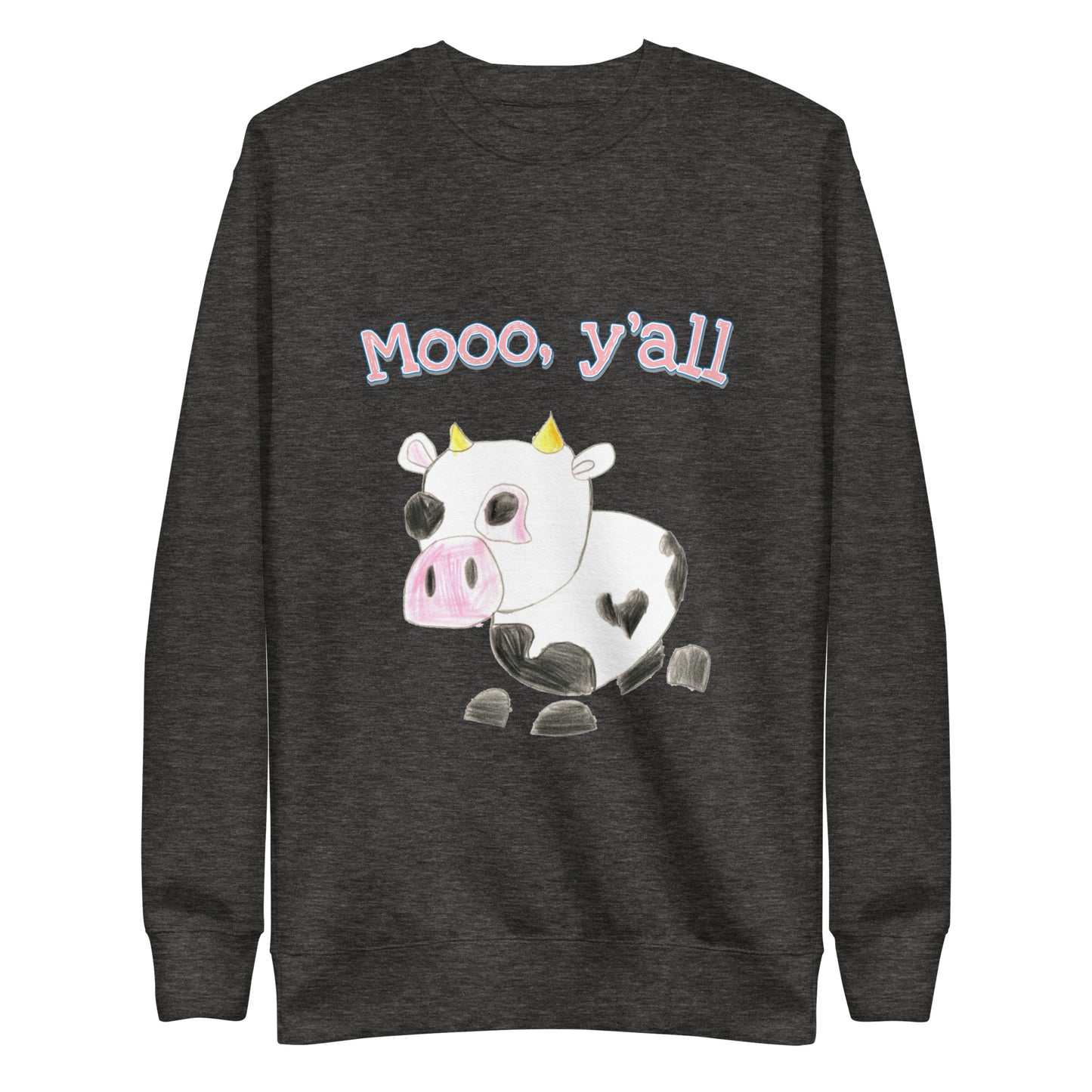 Women's Premium Sweatshirt - Mooo, Y'all