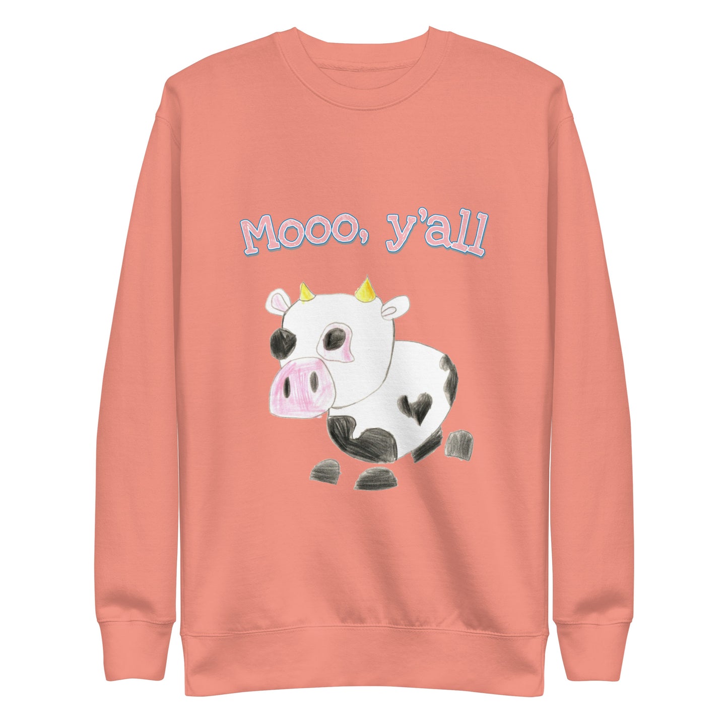 Women's Premium Sweatshirt - Mooo, Y'all