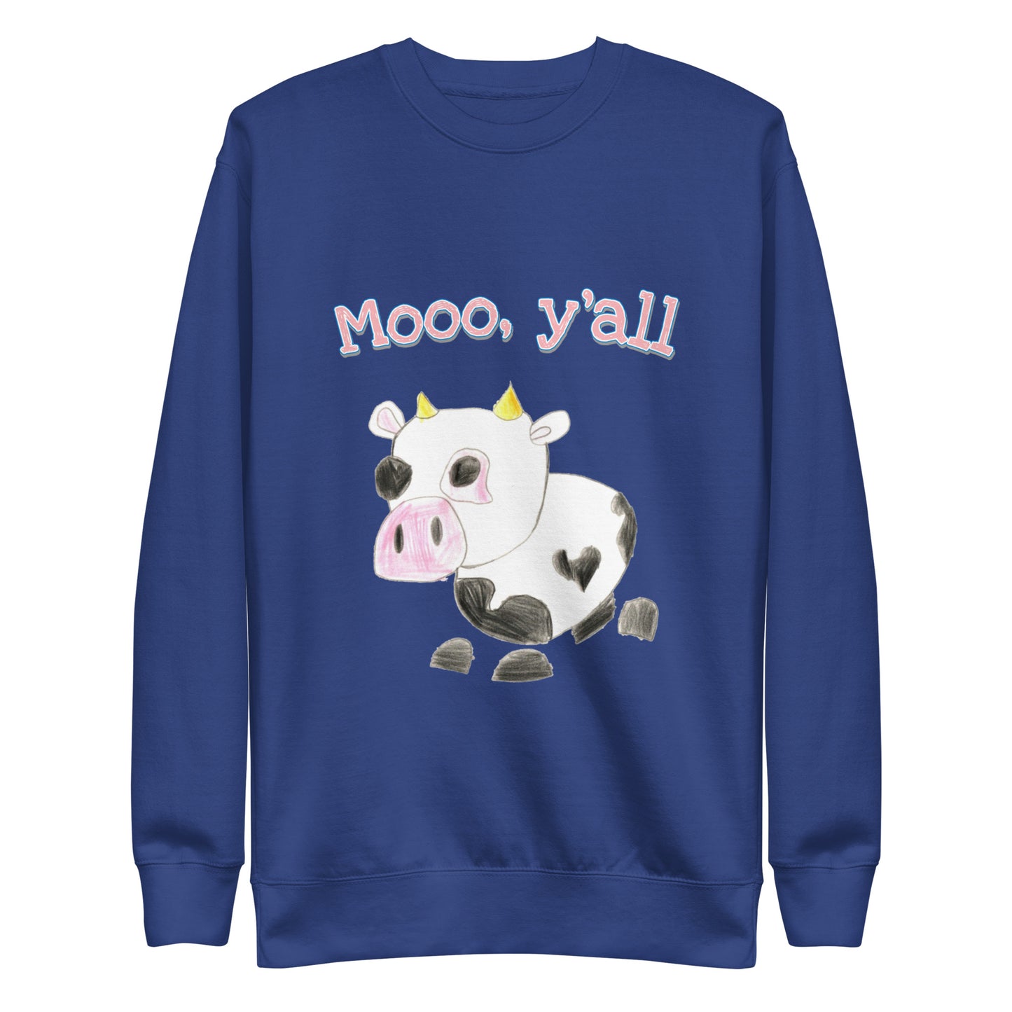 Women's Premium Sweatshirt - Mooo, Y'all