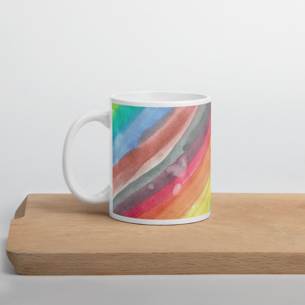 Mug (Glossy Ceramic) - Rainbow