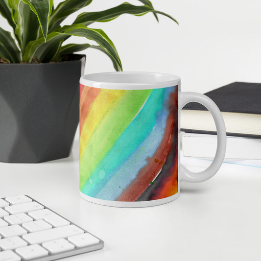 Mug (Glossy Ceramic) - Rainbow